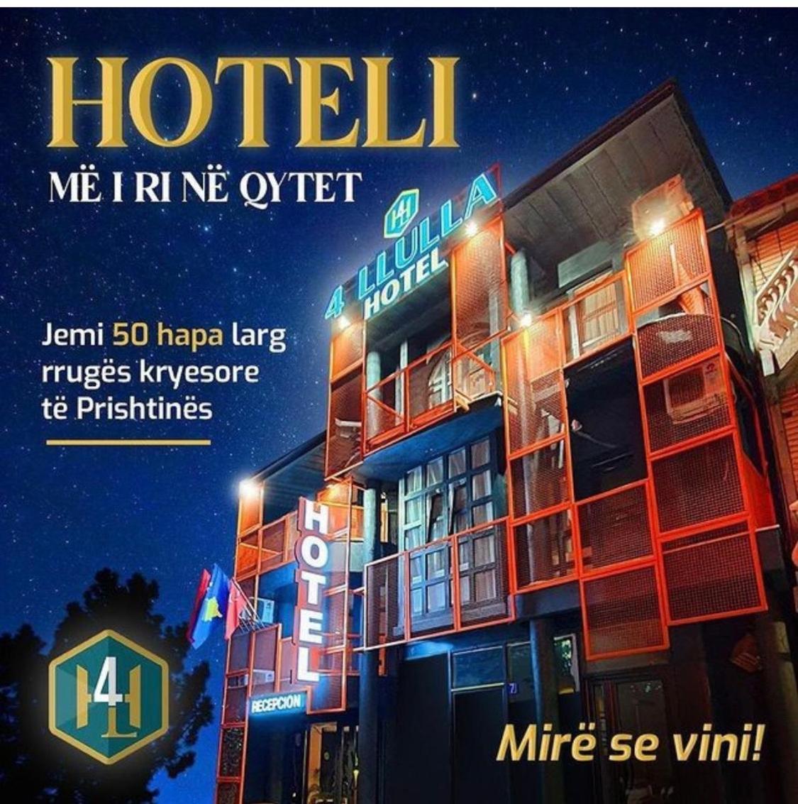 Hotel 4 Llulla Prishtinë Luaran gambar